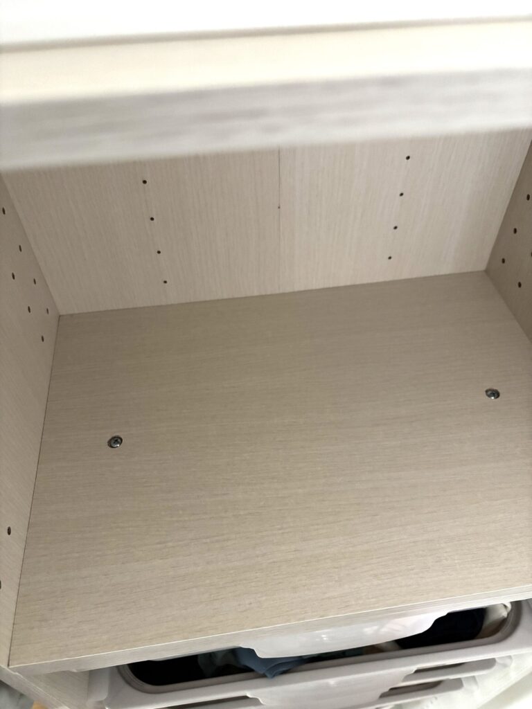 カラボの連結はネジで簡単！